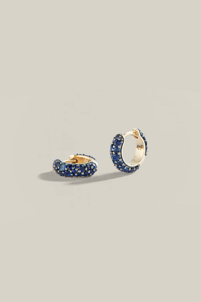 Lucy Delius Blue Sapphire Chubby Huggies Jewelry Lucy Delius 