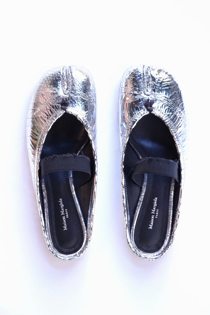 Maison Margiela Broken Mirror Tabi Elastic Band Ballerina Shoes Maison Margiela 