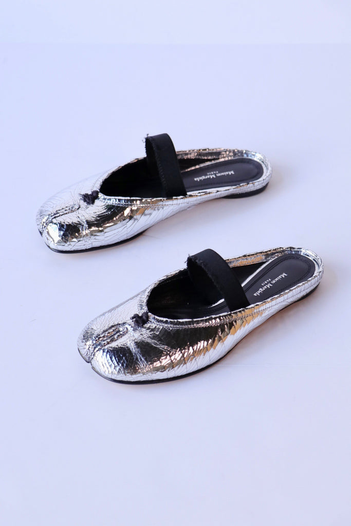 Maison Margiela Broken Mirror Tabi Elastic Band Ballerina Shoes Maison Margiela 