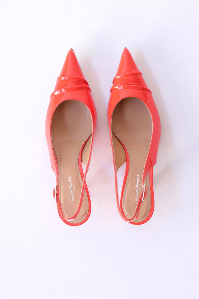 Maison Margiela Kinkies slingback in Coral Shoes Maison Margiela 