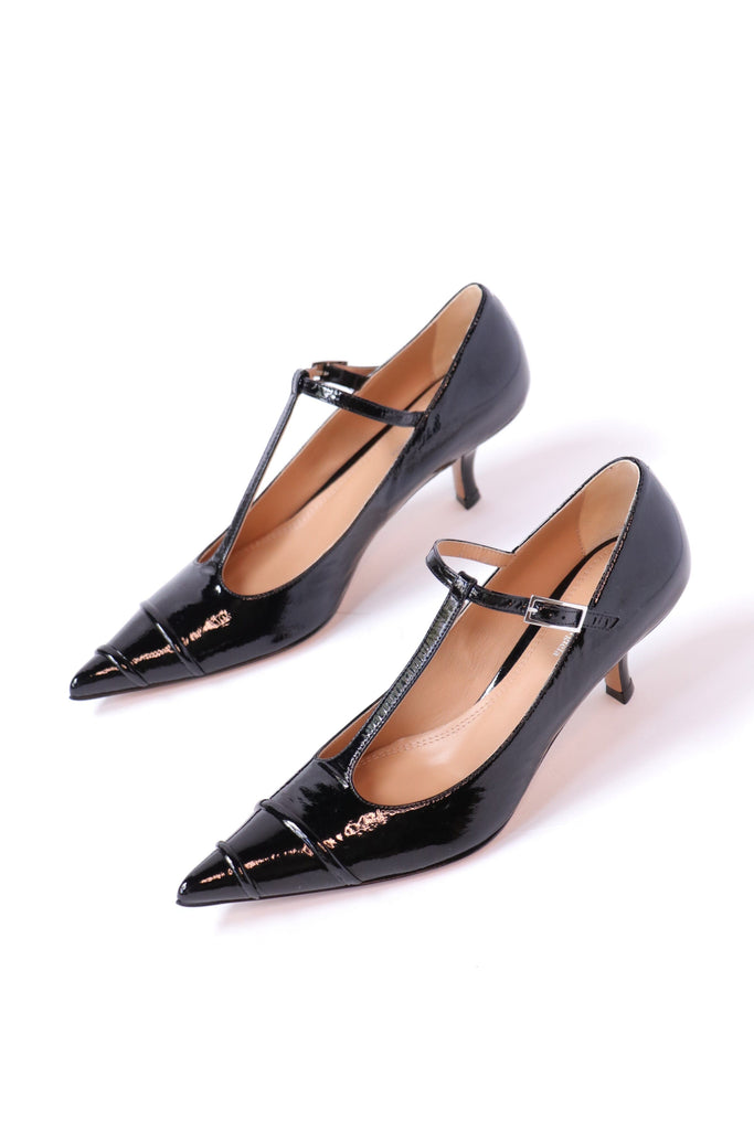Maison Margiela Kinkies T-bar in Black Shoes Maison Margiela 