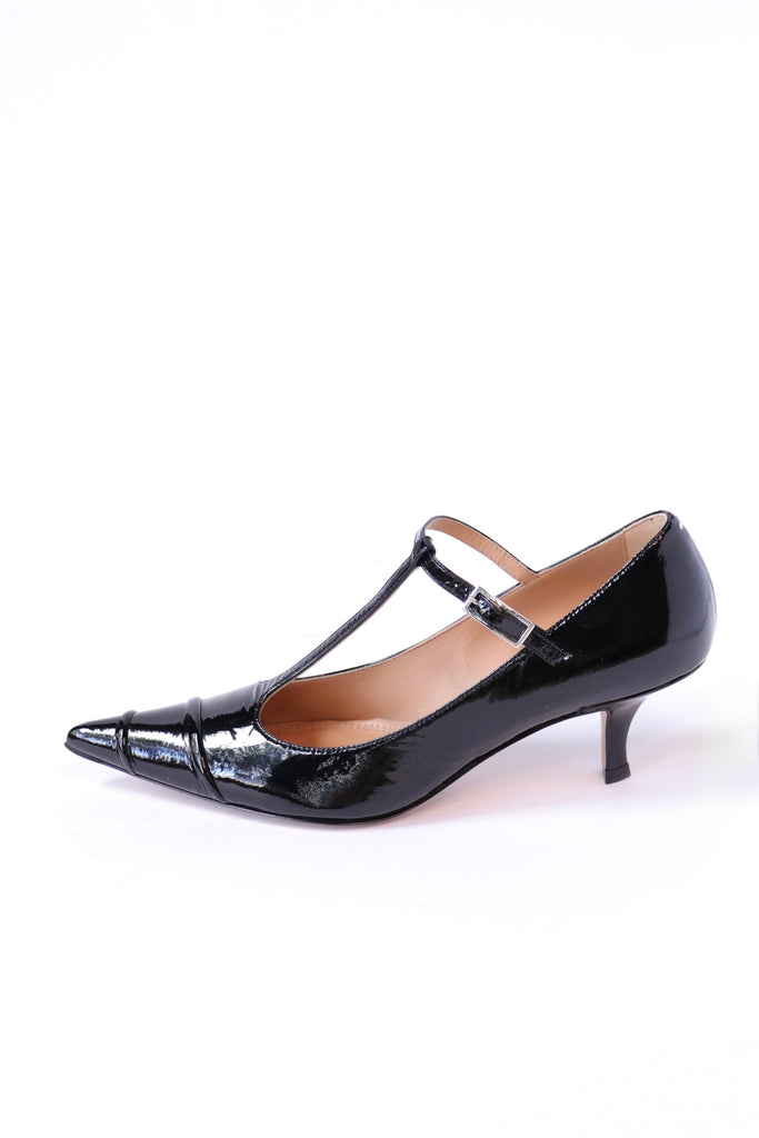 Maison Margiela Kinkies T-bar in Black Shoes Maison Margiela 