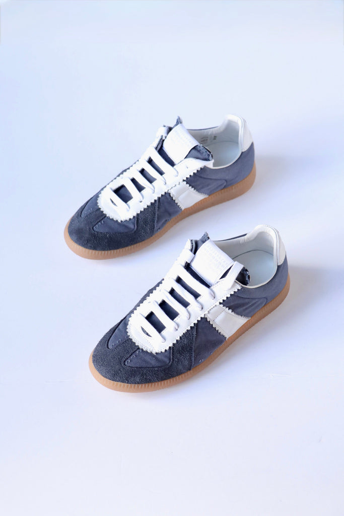 Maison Margiela Replica Sneakers in Dark Indigo & White Shoes Maison Margiela 