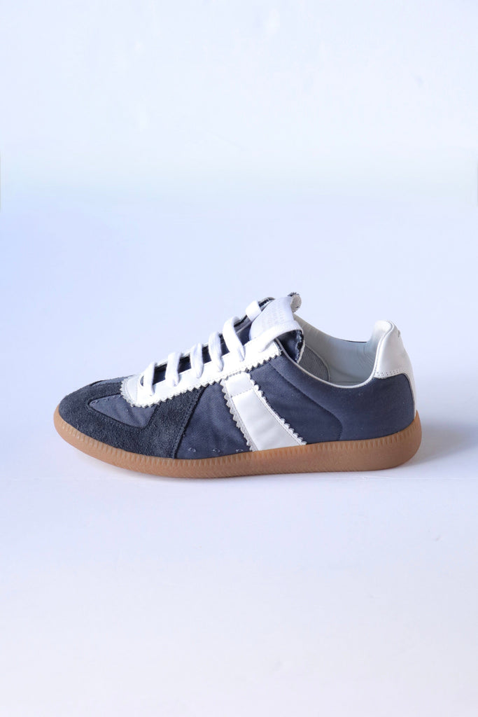 Maison Margiela Replica Sneakers in Dark Indigo & White Shoes Maison Margiela 