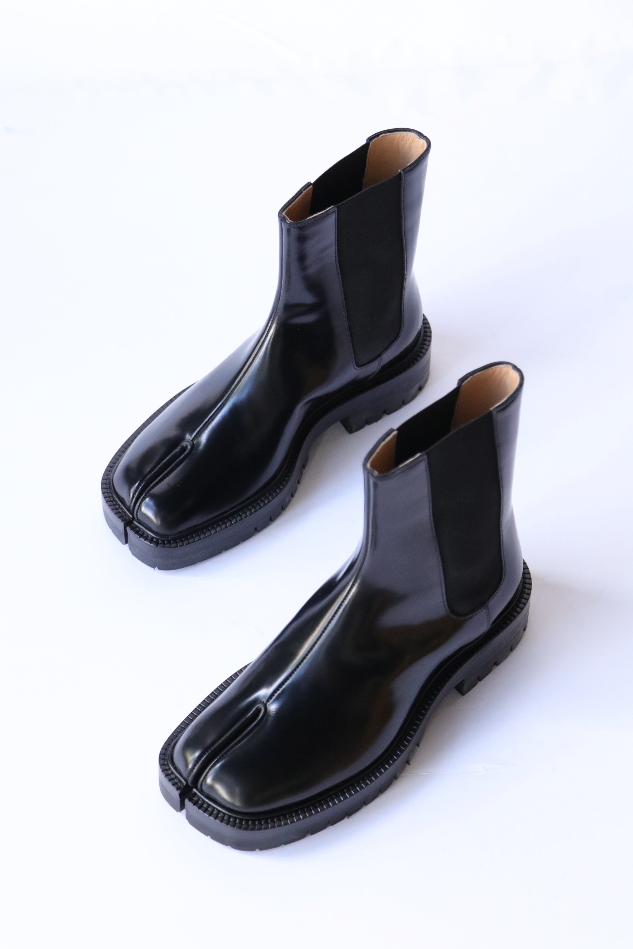 Maison Margiela Tabi Chelsea Boot in Black WE ARE ICONIC