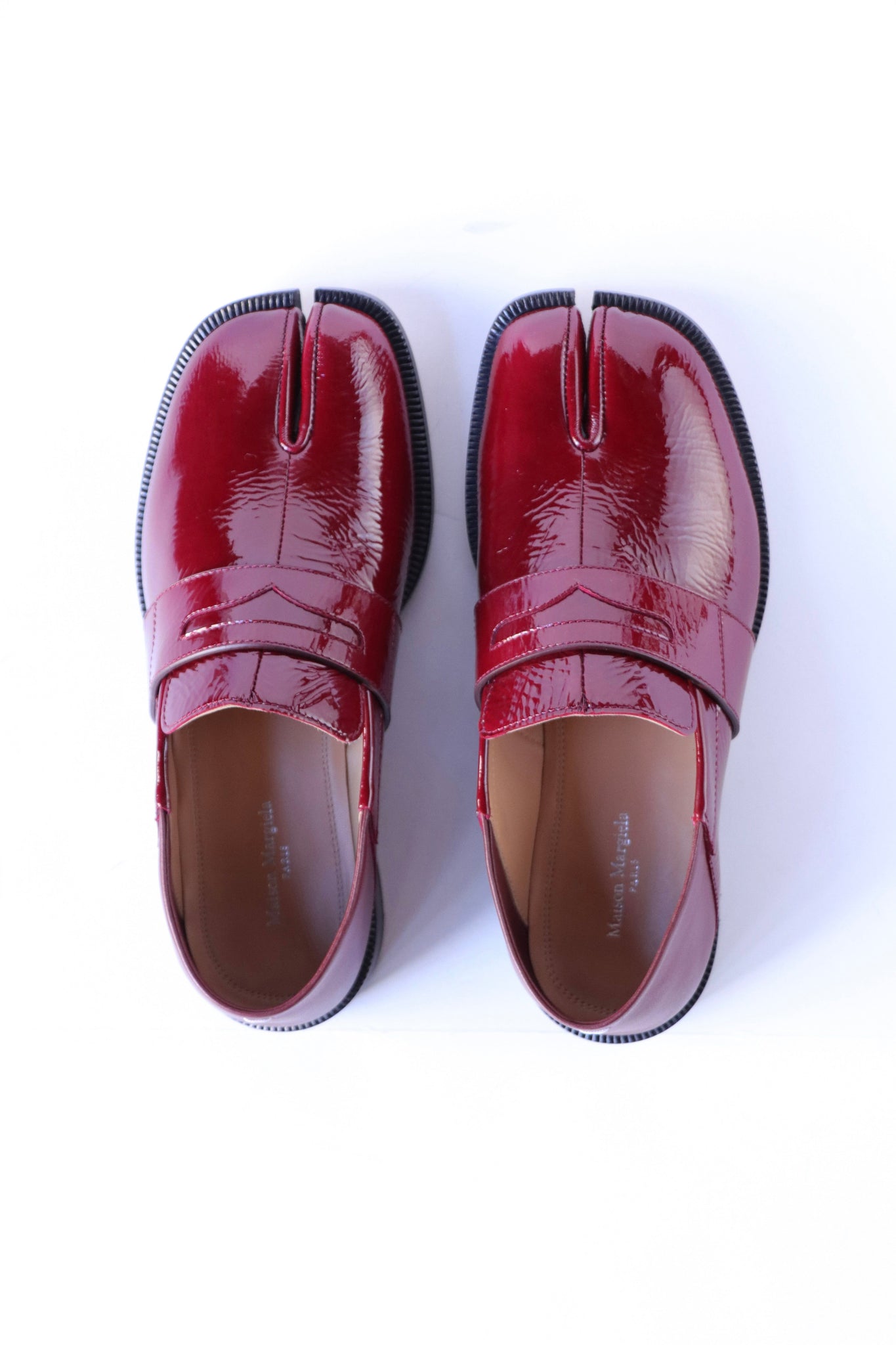Maison Margiela Tabi City Babouche Loafer in Tawny Red Shoes Maison Margiela 