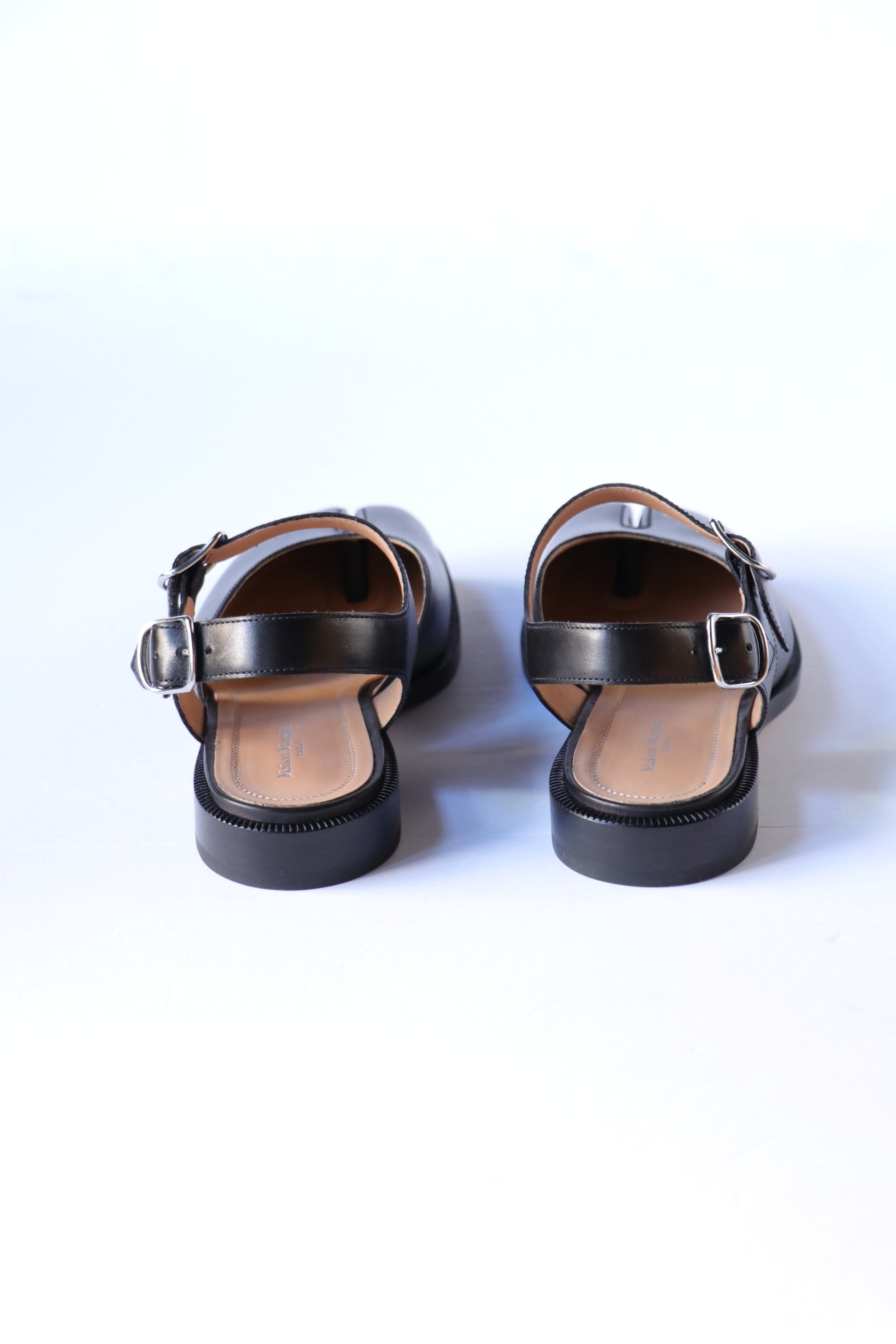 Maison Margiela Tabi Sandal in Black | WE ARE ICONIC