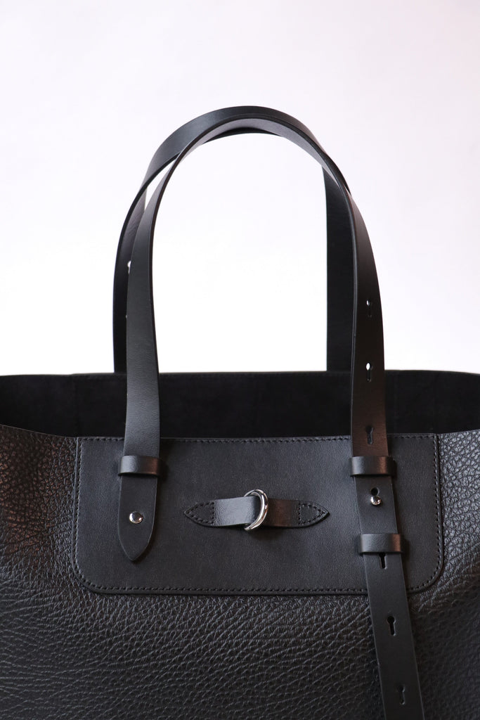 Maison Margiela Vertical Shopping Bag in Black Accessories Maison Margiela 