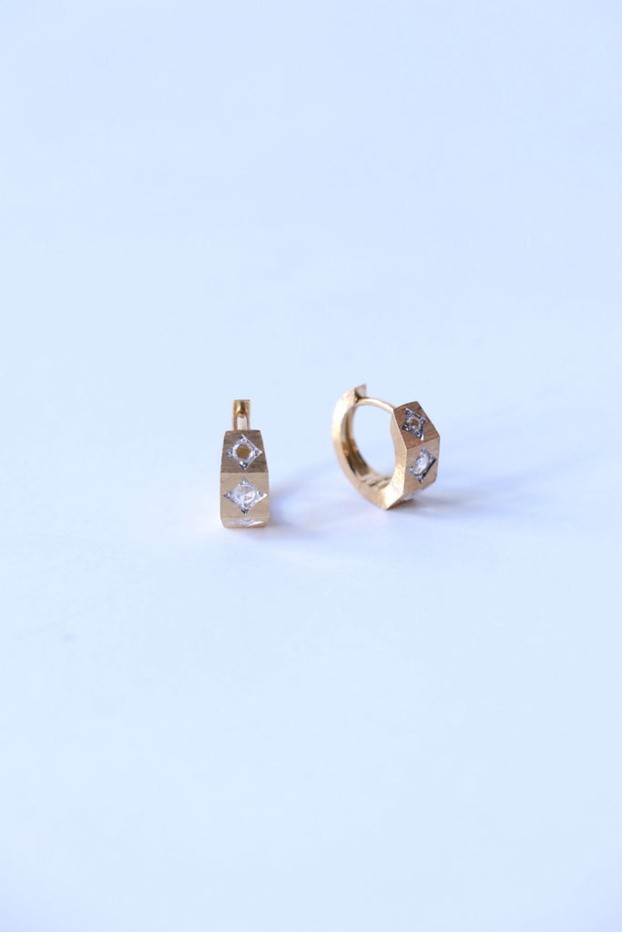 Marie Lichtenberg Coco Diamond Ecrou Earring (Small) Jewelry Marie Lichtenberg 