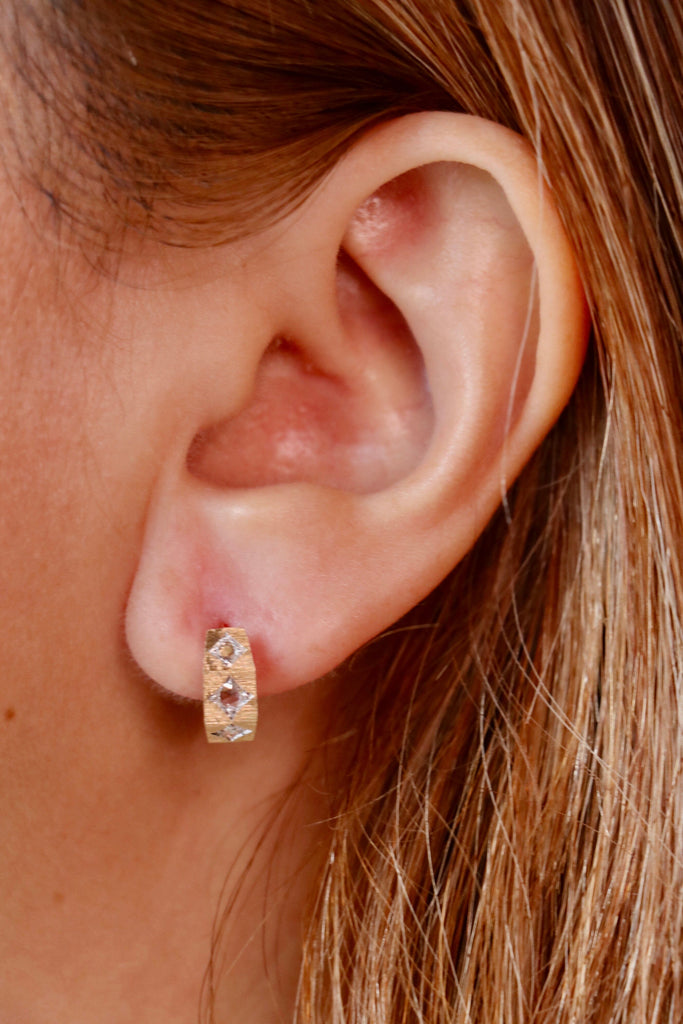 Marie Lichtenberg Coco Diamond Ecrou Earring (Small) Jewelry Marie Lichtenberg 