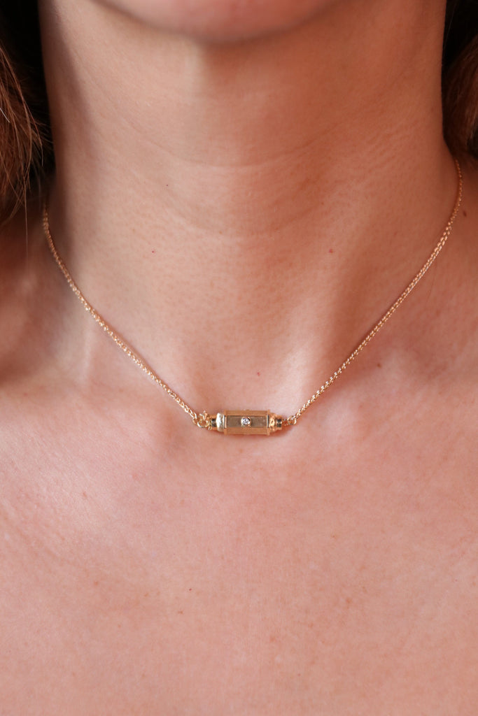 Marie Lichtenberg Diamond Micro Coco Necklace (37cm) Jewelry Marie Lichtenberg 