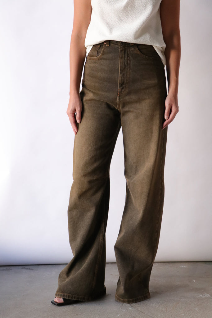 MM6 Maison Margiela 5 Pocket Denim Trousers Bottoms MM6 Maison Margiela 