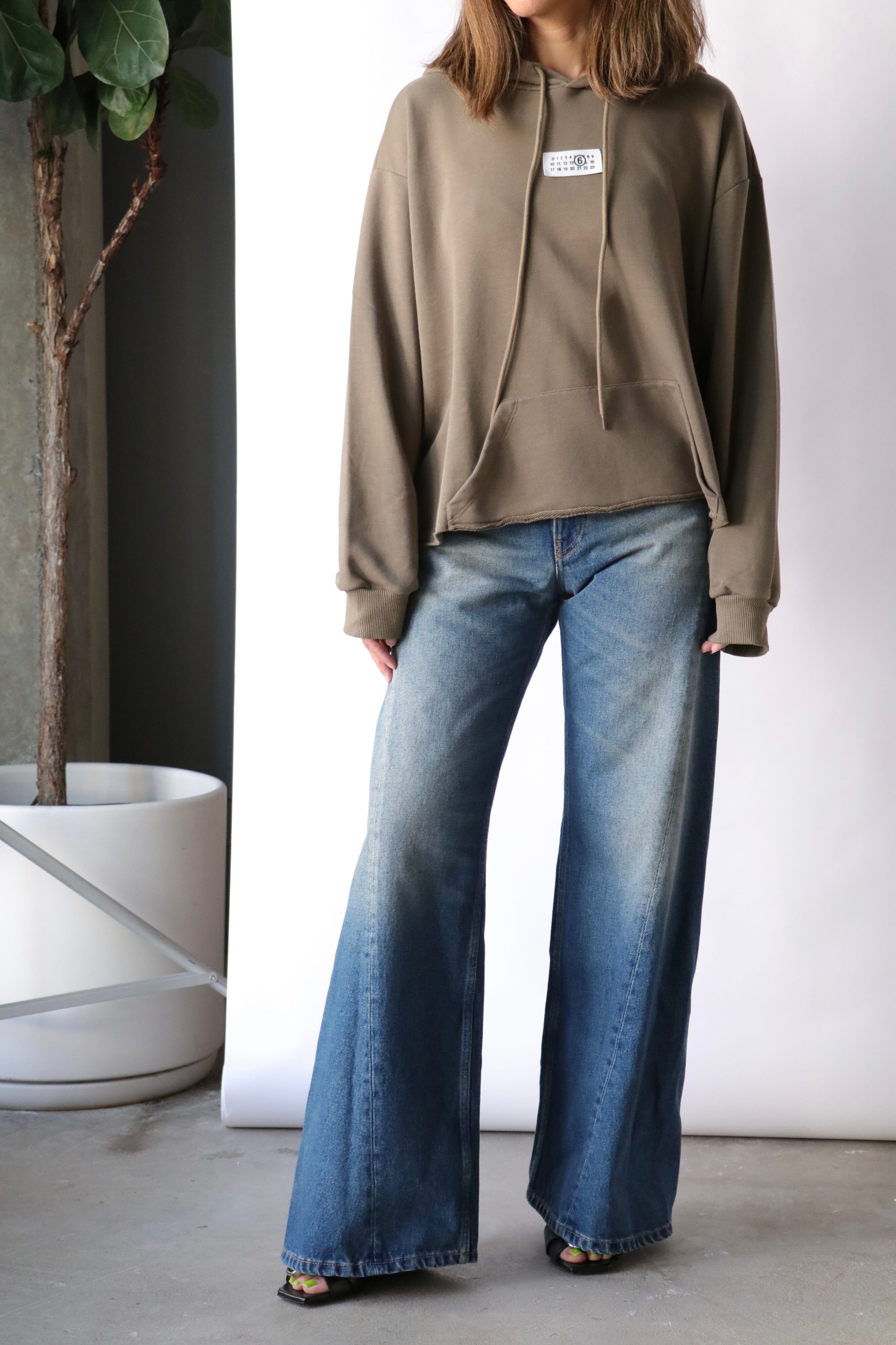 MM6 Maison Margiela 5 Pocket Denim Trousers in Blue | WE ARE