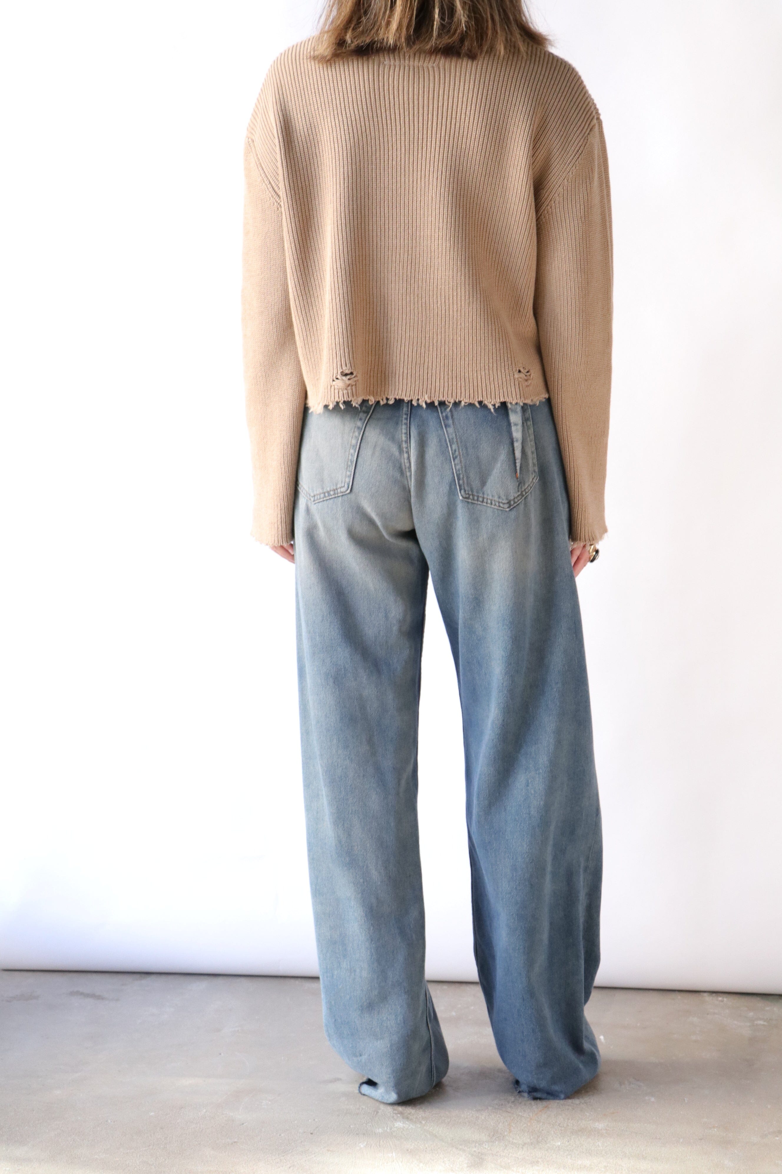 MM6 Maison Margiela 5 Pocket Pants in Grey/Blue | WE ARE ICONIC