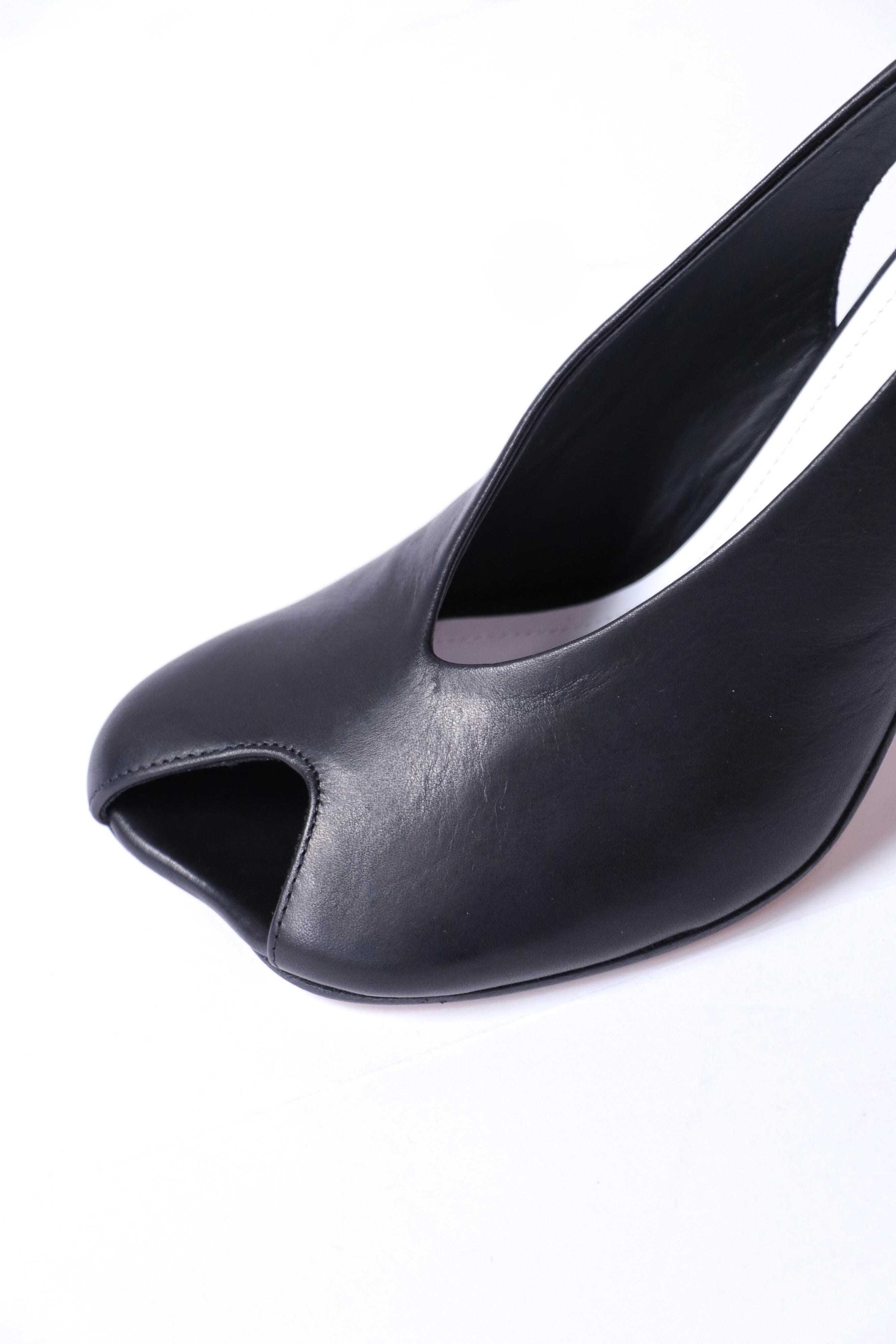 MM6 Maison Margiela Anatomic Heels in Black | WE ARE ICONIC