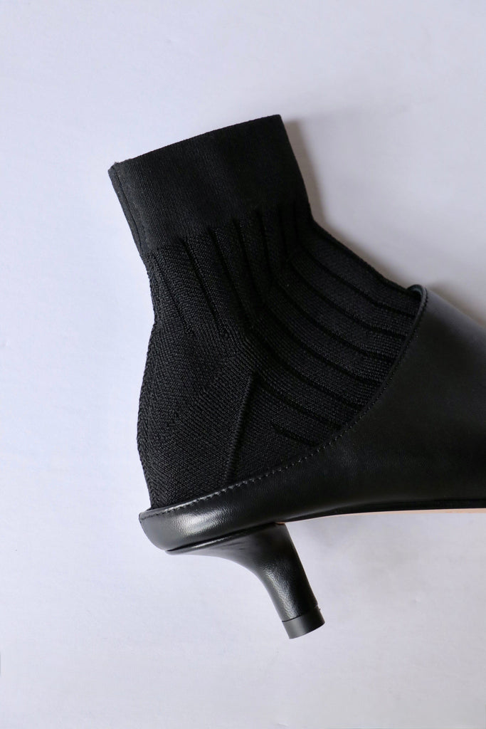 MM6 Maison Margiela Ankle Boot in Black Shoes MM6 Maison Margiela 