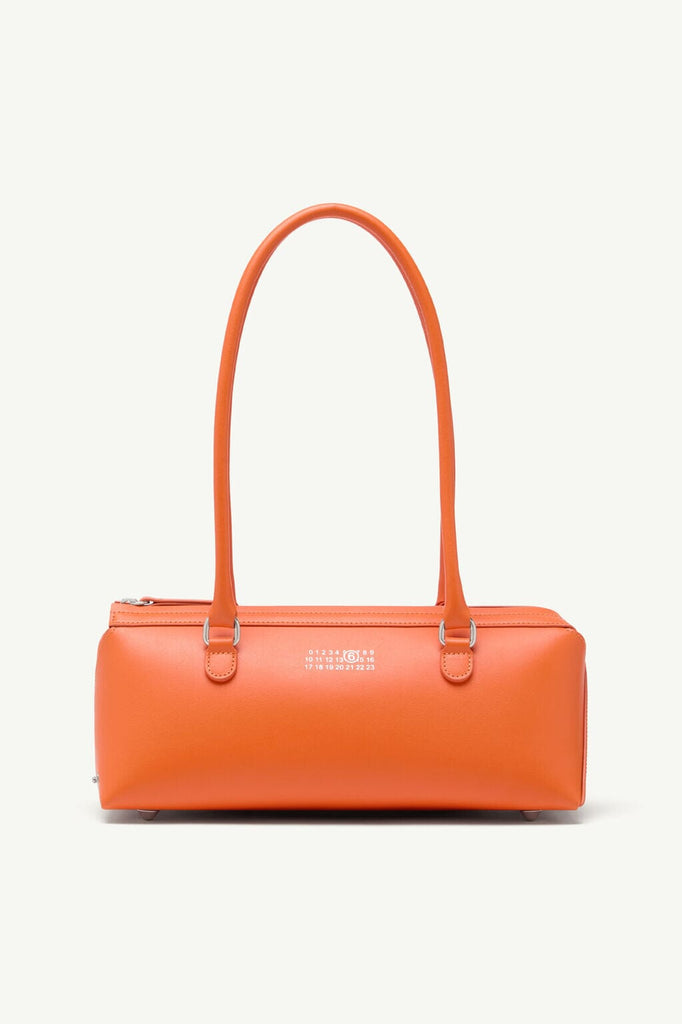 MM6 Maison Margiela Bauletto Shoulder Bag in Papaya | WE ARE ICONIC