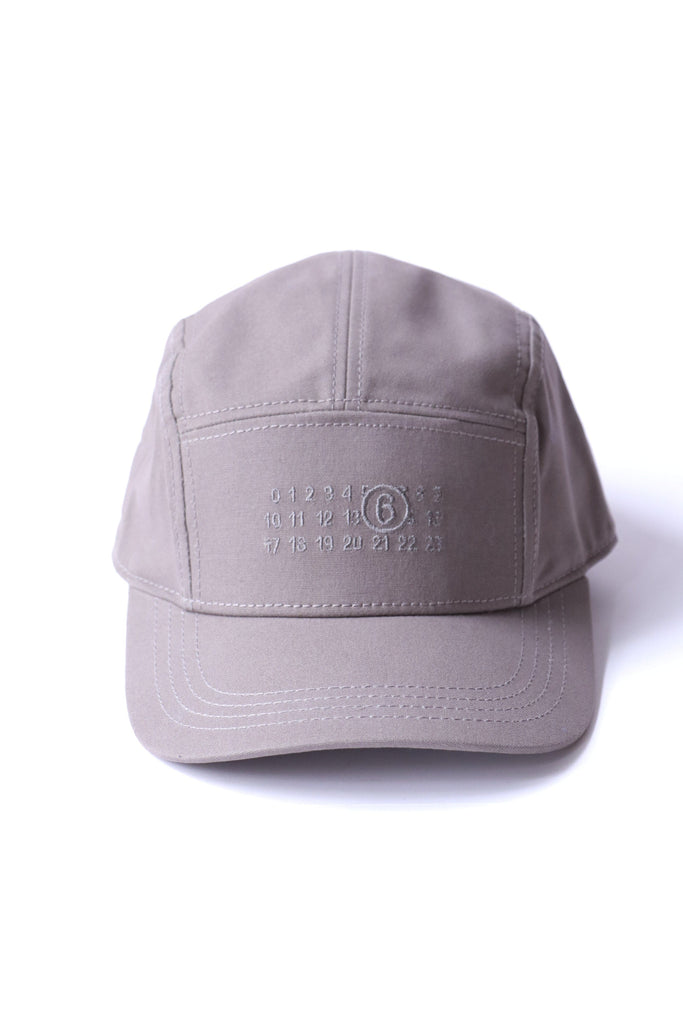MM6 Maison Margiela Canvas Hat in Grey | WE ARE ICONIC