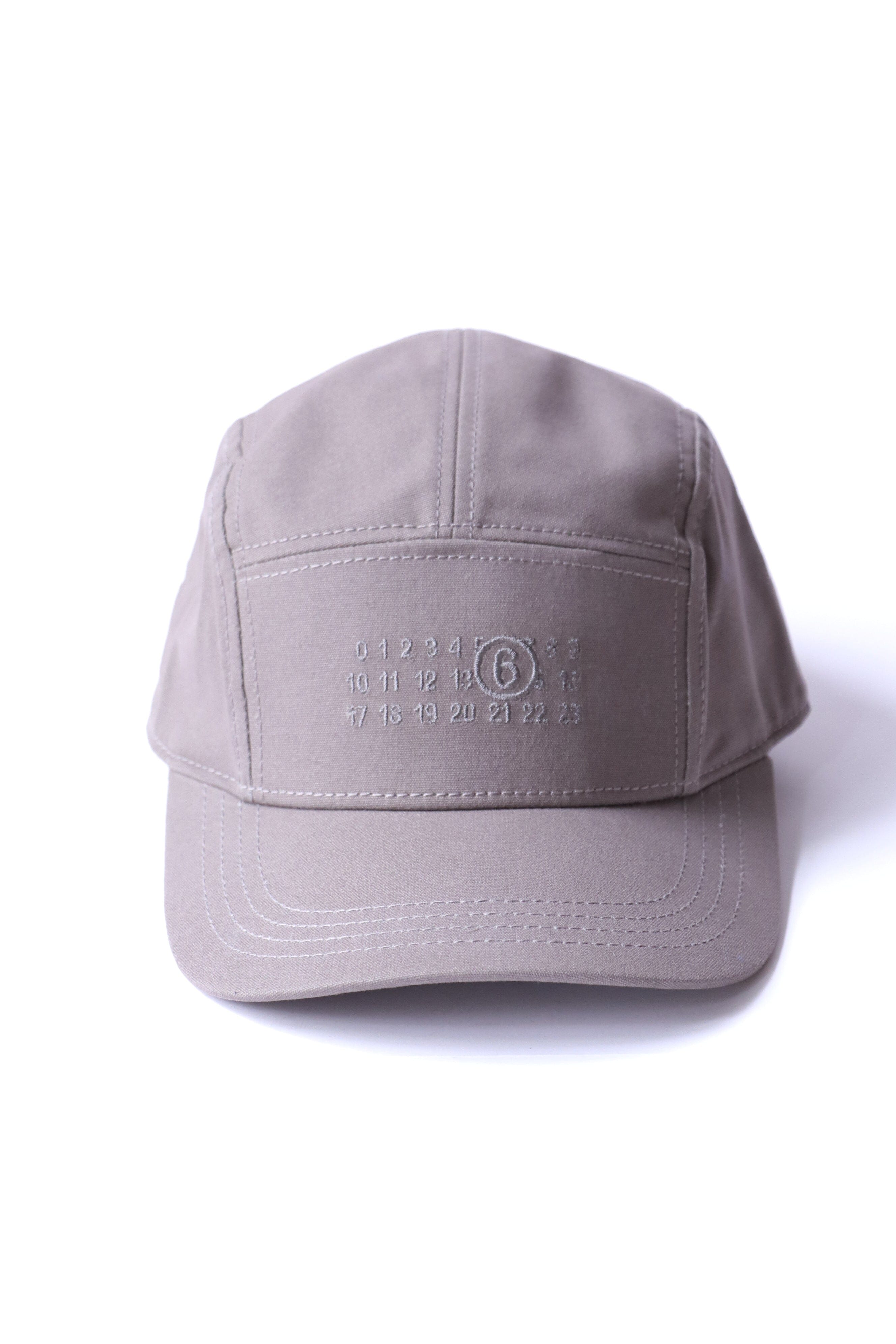 MM6 Maison Margiela Canvas Hat in Grey | WE ARE ICONIC