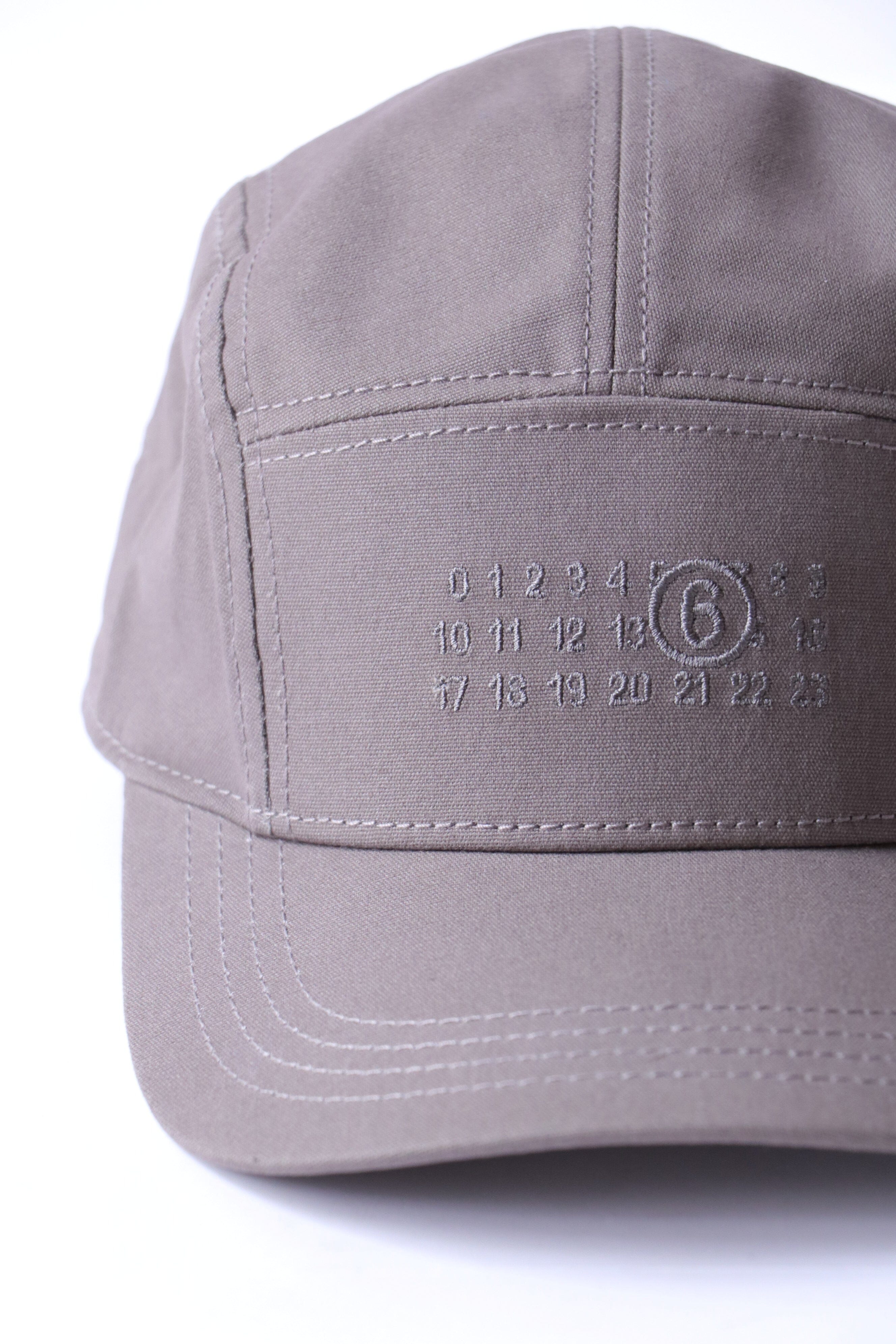 MM6 Maison Margiela Canvas Hat in Grey | WE ARE ICONIC