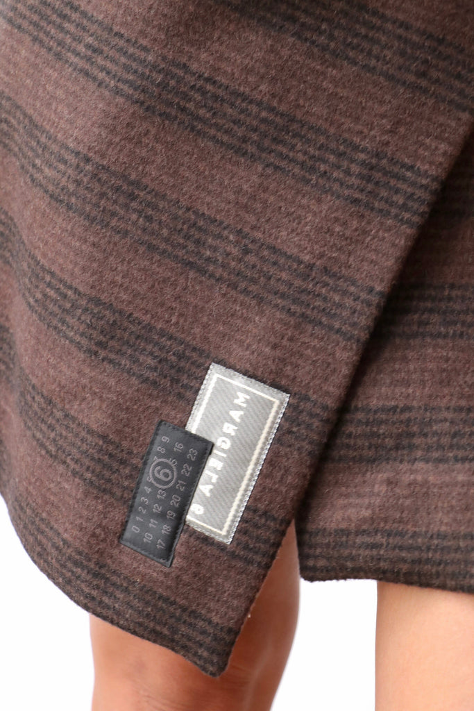MM6 Maison Margiela Checkered Wool Mini Skirt Bottoms MM6 Maison Margiela 