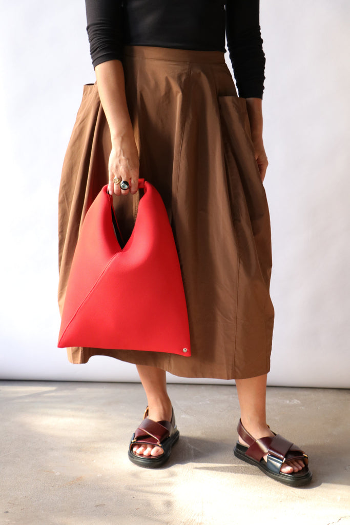 MM6 Maison Margiela Japanese Bucket Bag in Red | WE ARE ICONIC