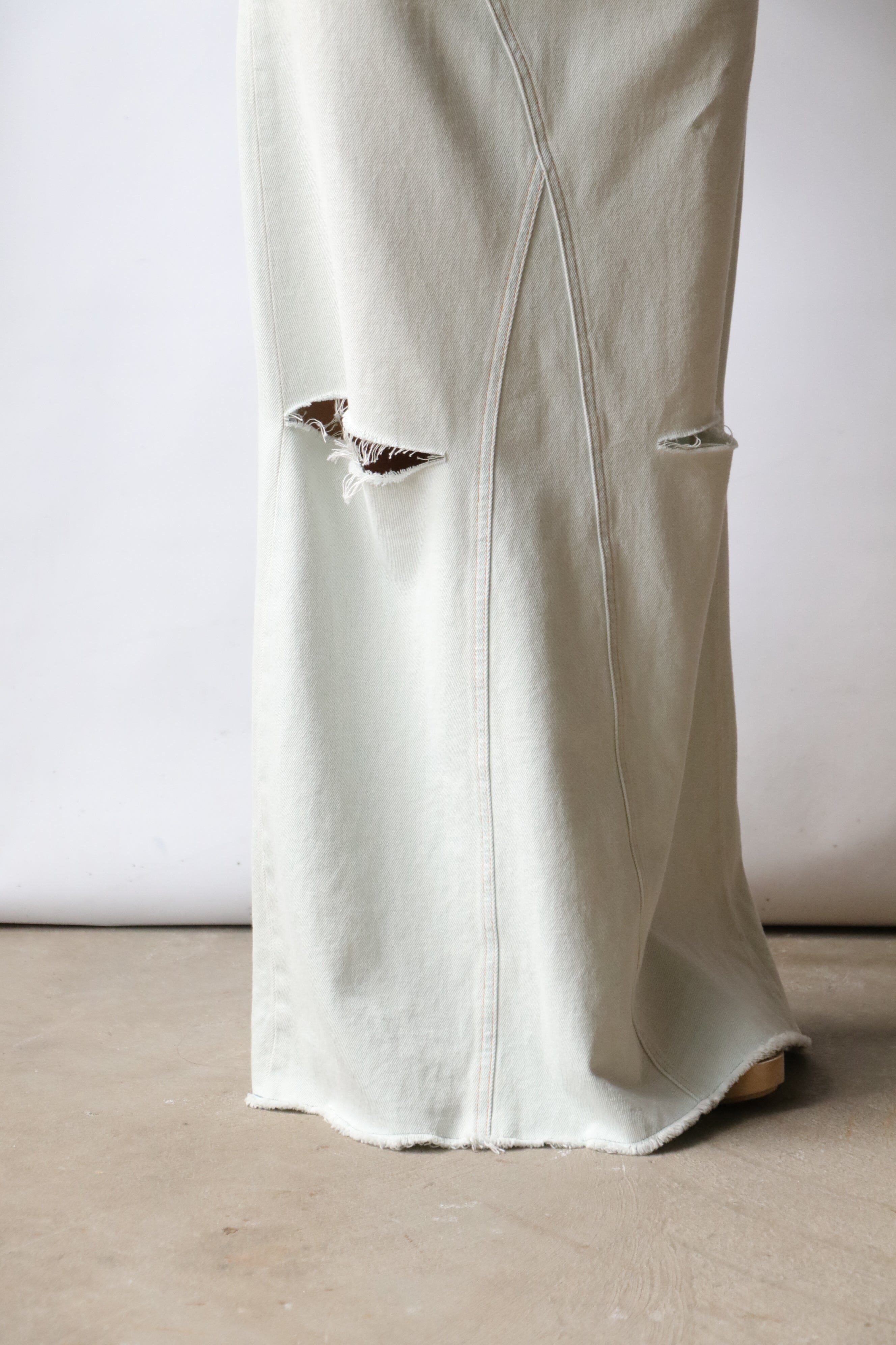 MM6 Maison Margiela Long Skirt in Light Blue | WE ARE ICONIC
