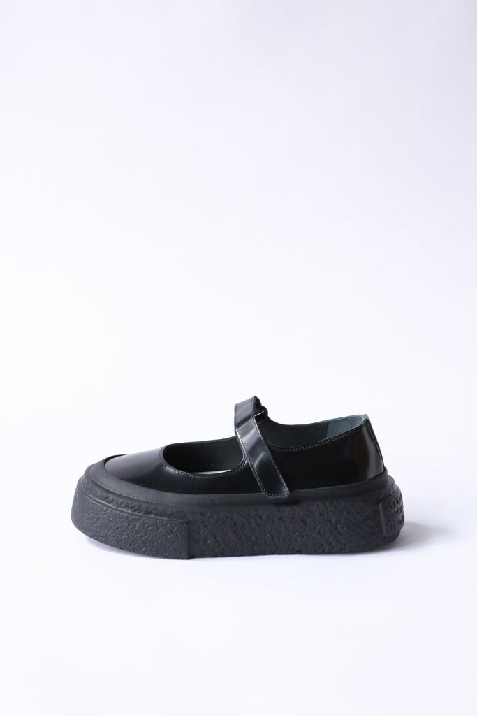 MM6 Maison Margiela Mary Jane Platform in Black Shoes MM6 Maison Margiela 