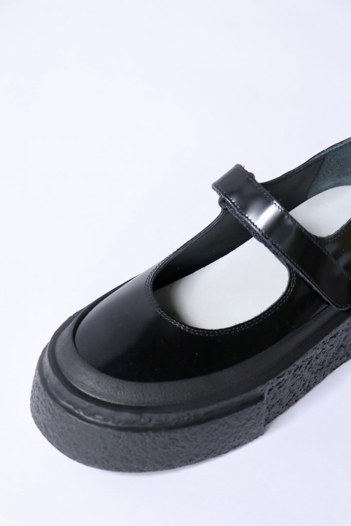 MM6 Maison Margiela Mary Jane Platform in Black Shoes MM6 Maison Margiela 