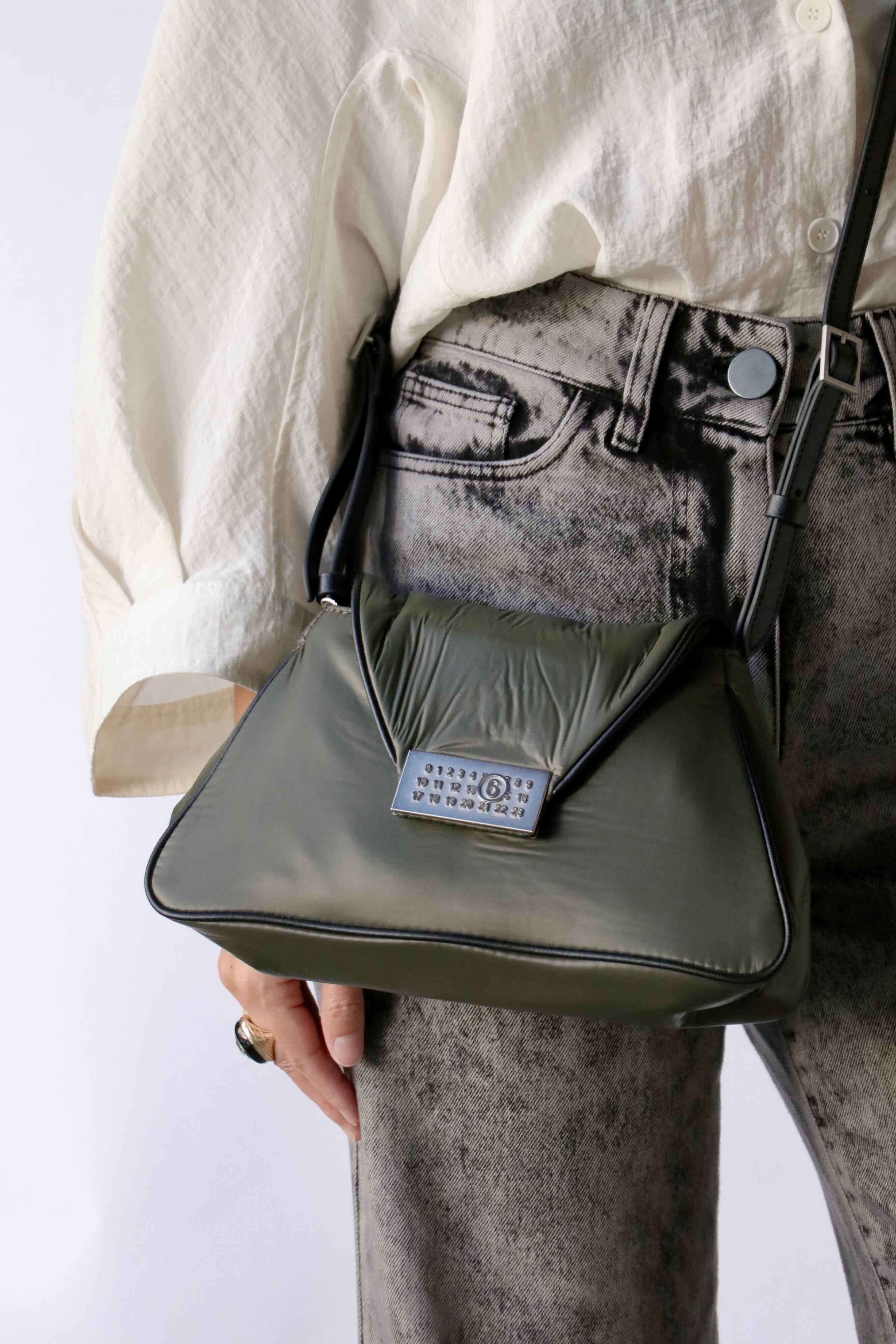 MM6 Maison Margiela Numeric Puffer Handbag | WE ARE ICONIC