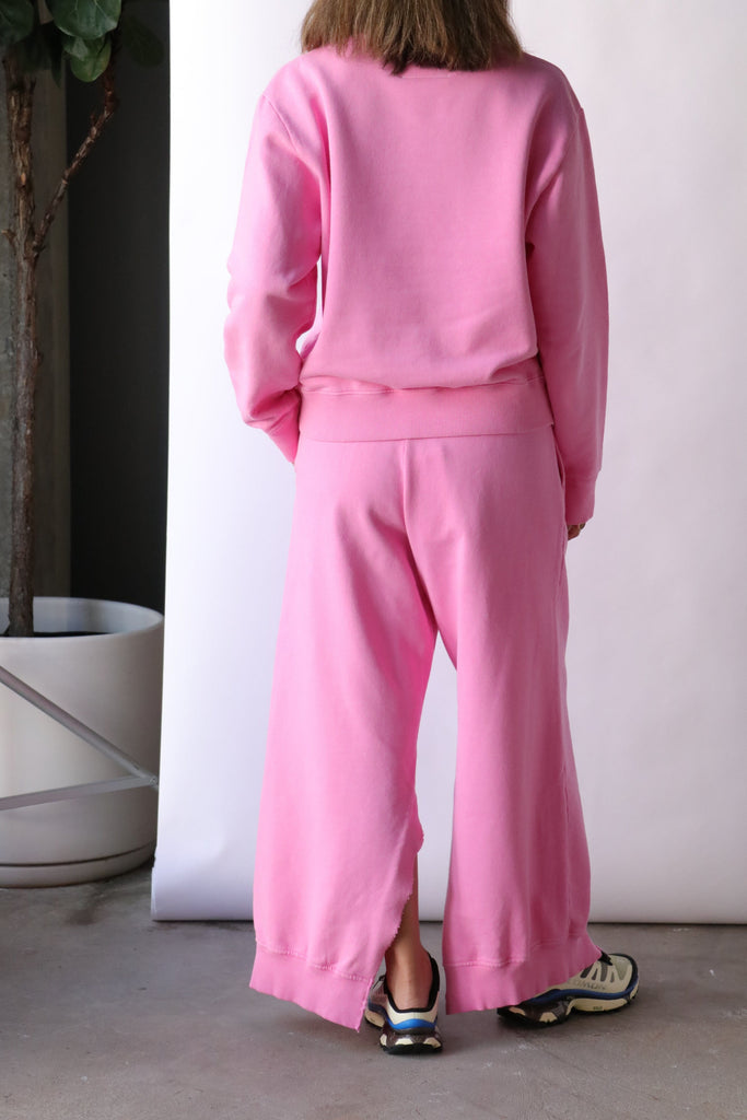 MM6 Maison Margiela Print Sweatshirt in Pink Sweatshirts MM6 Maison Margiela 