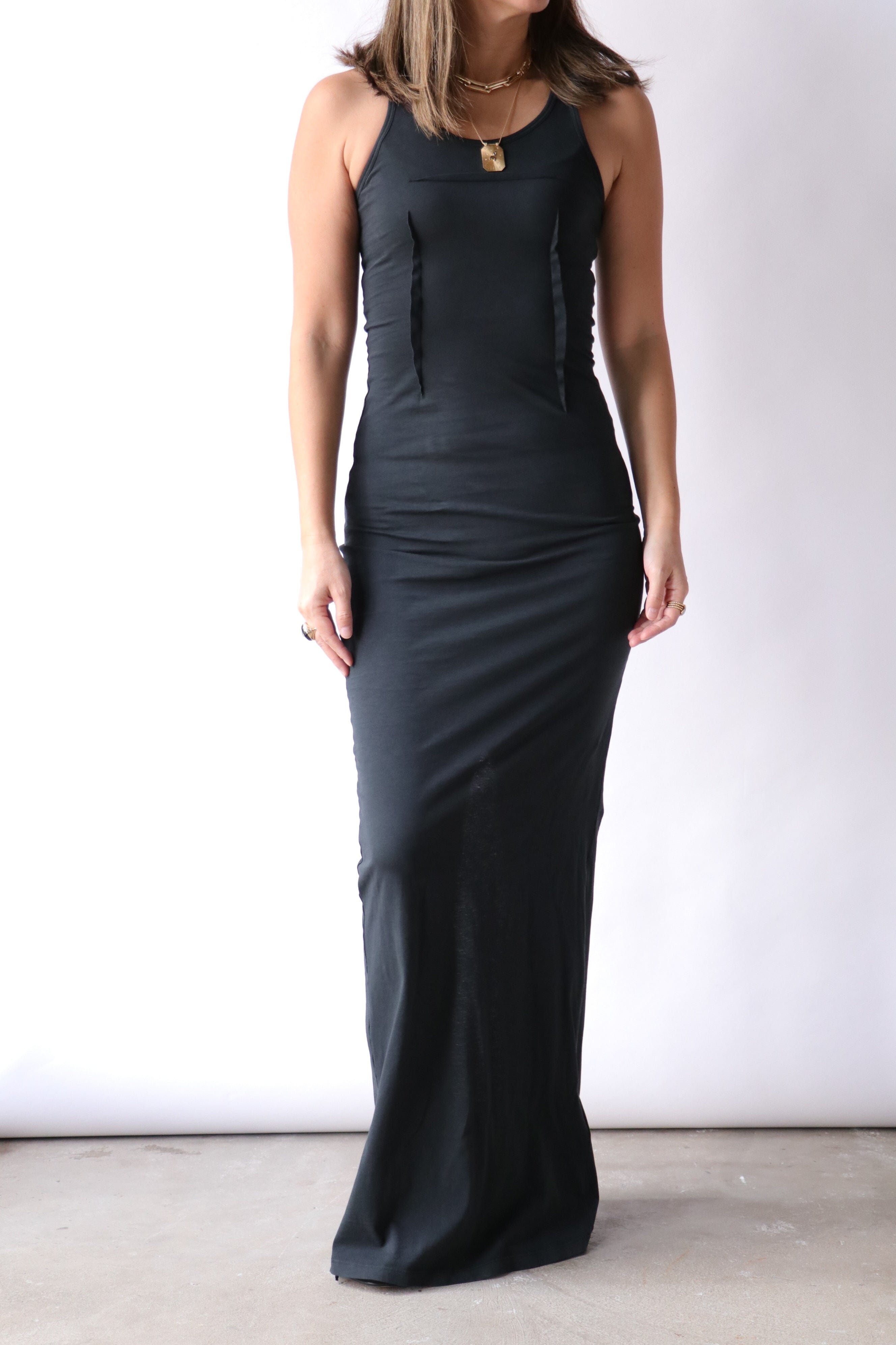 MM6 Maison Margiela Sleeveless Jersey Maxi Dress XS