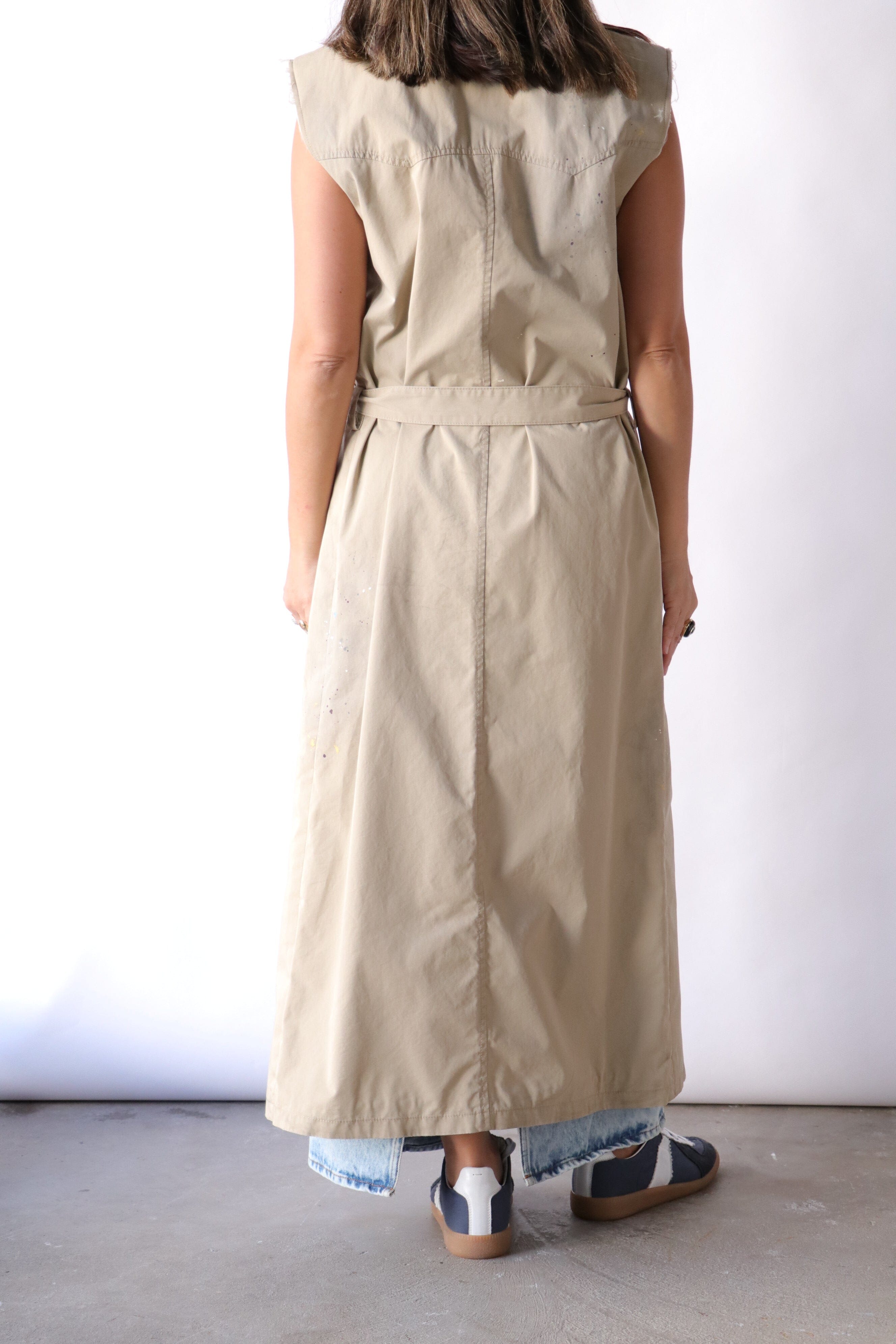 MM6 Maison Margiela Sleeveless Trench Coat | WE ARE ICONIC