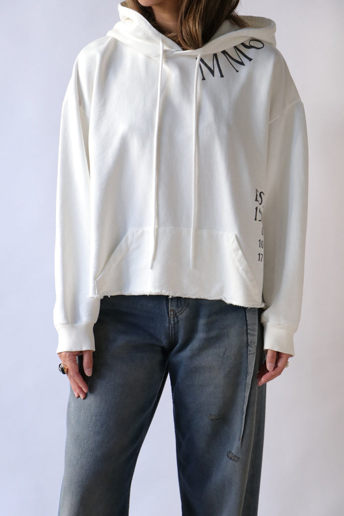 MM6 Maison Margiela Sweatshirt in Off White Sweatshirts MM6 Maison Margiela 