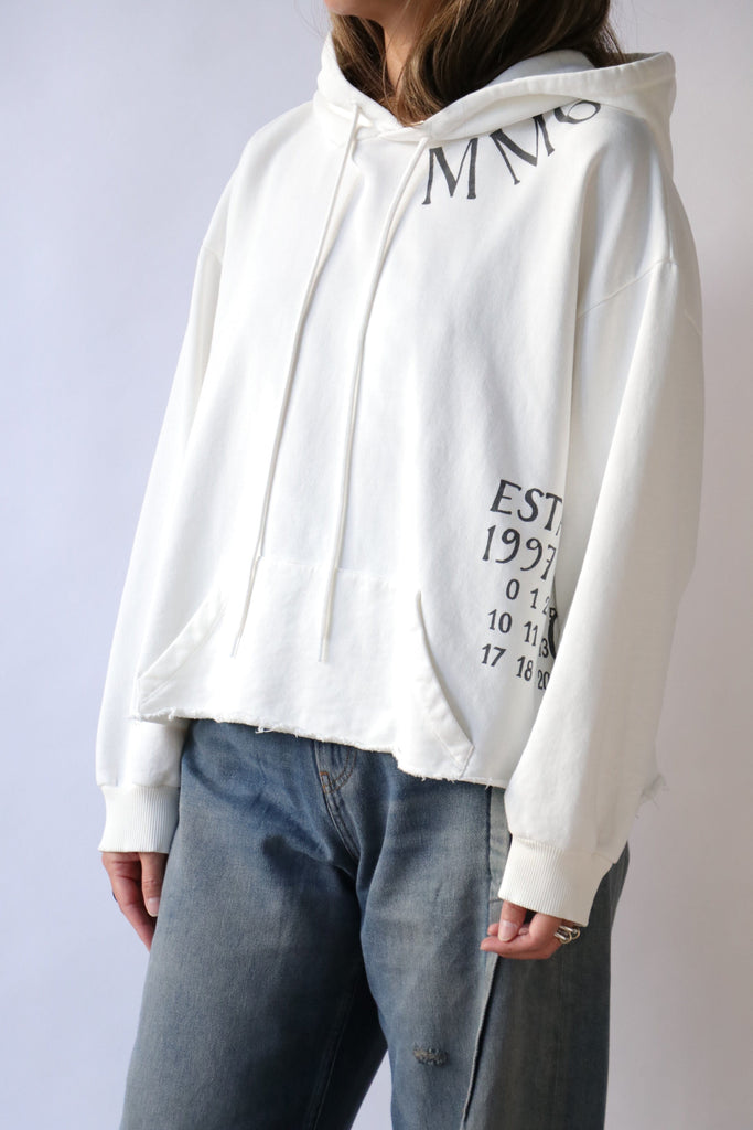 MM6 Maison Margiela Sweatshirt in Off White Sweatshirts MM6 Maison Margiela 