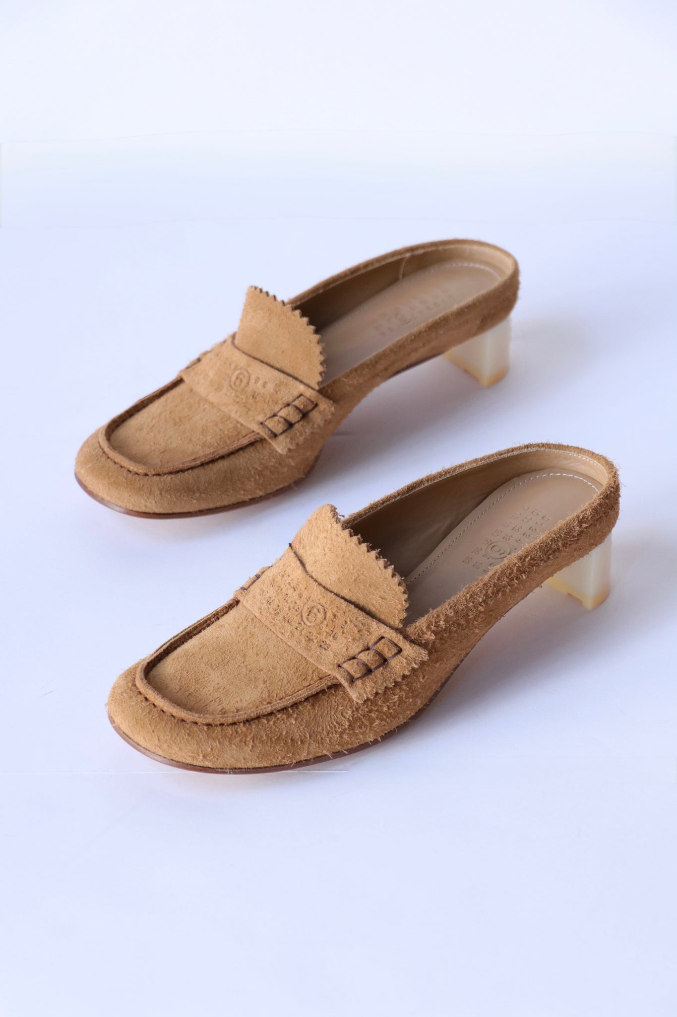 MM6 Maison Margiela Swing Toe Leather Loafer Shoes MM6 Maison Margiela 