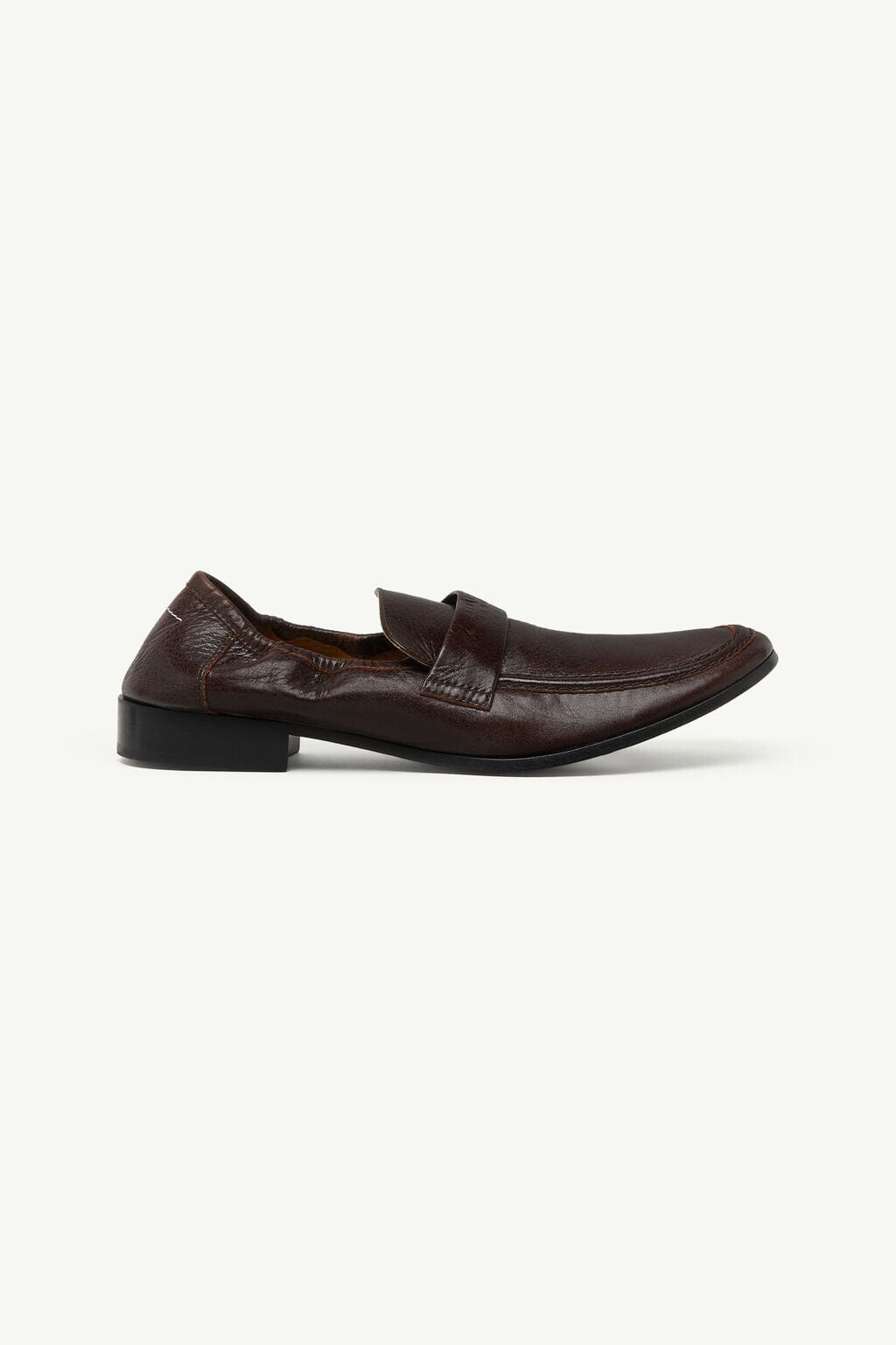 MM6 Maison Margiela Swing-toe Leather Loafers | WE ARE ICONIC