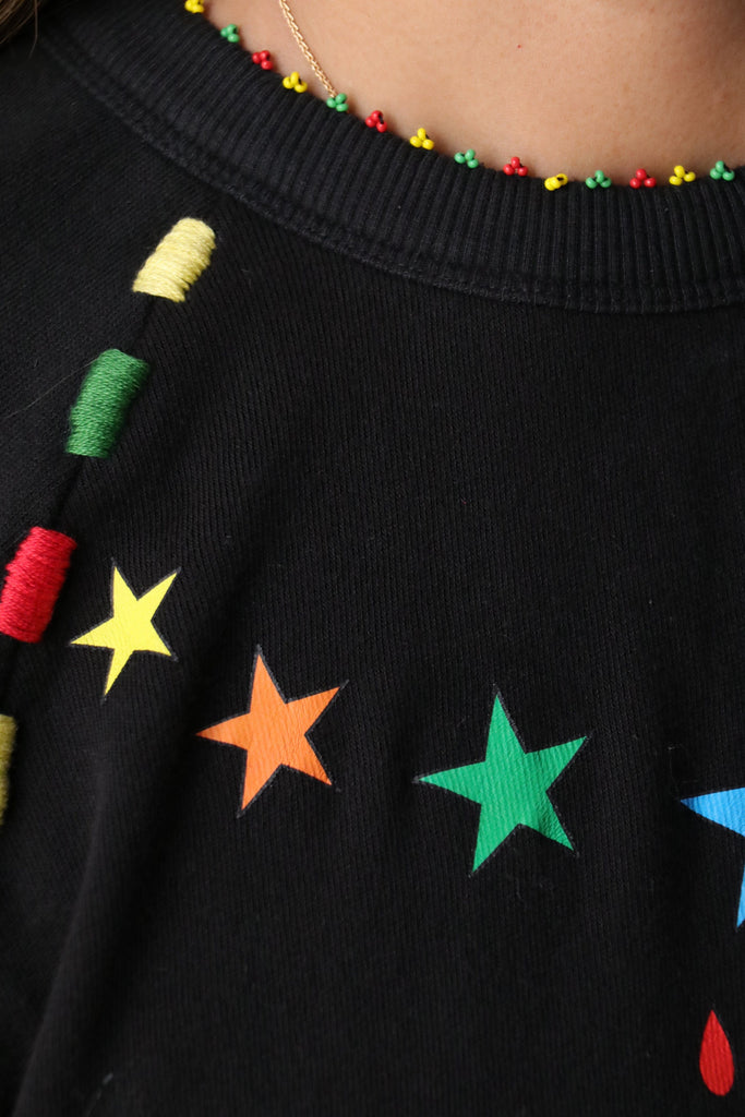 Monoki Cosmic Sweater in Multi Sweatshirts Monoki 