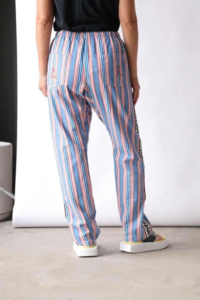 Monoki Pirate Pants in Blue Bottoms Monoki 