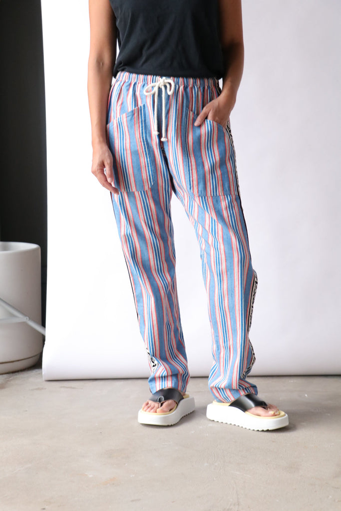 Monoki Pirate Pants in Blue Bottoms Monoki 