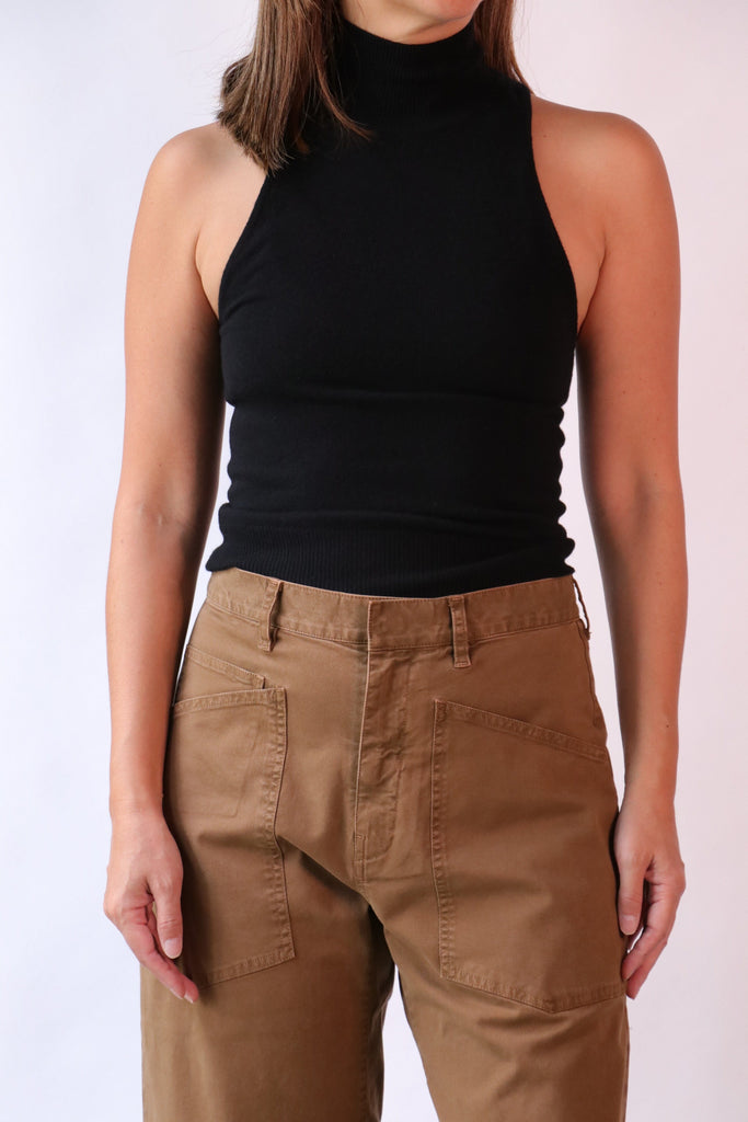 Nili Lotan Hansen Sweater Tank in Black tops-blouses Nili Lotan 