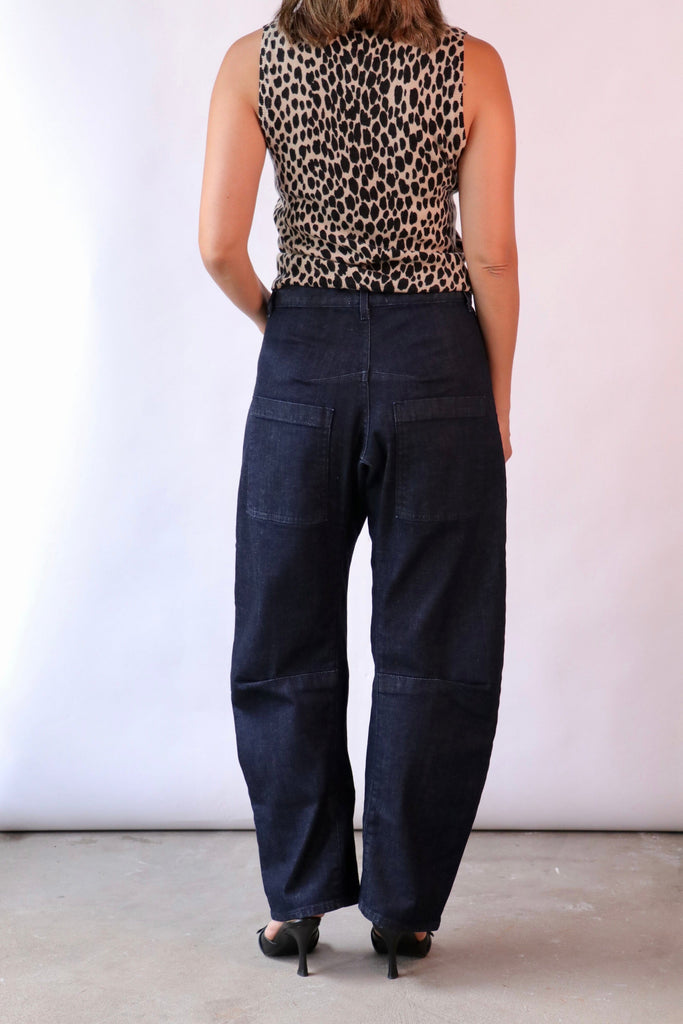 Nili Lotan Nessa Sweater Tank in Taupe/Black Cheetah tops-blouses Nili Lotan 