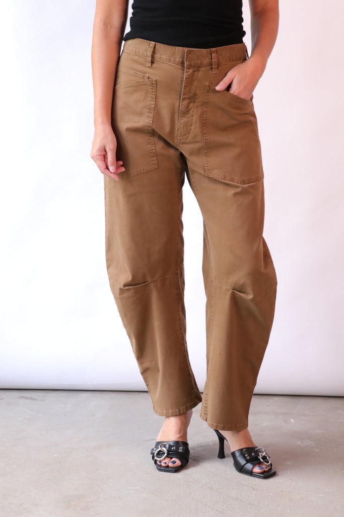 Nili Lotan Shon Pant in Coffee Bottoms Nili Lotan 