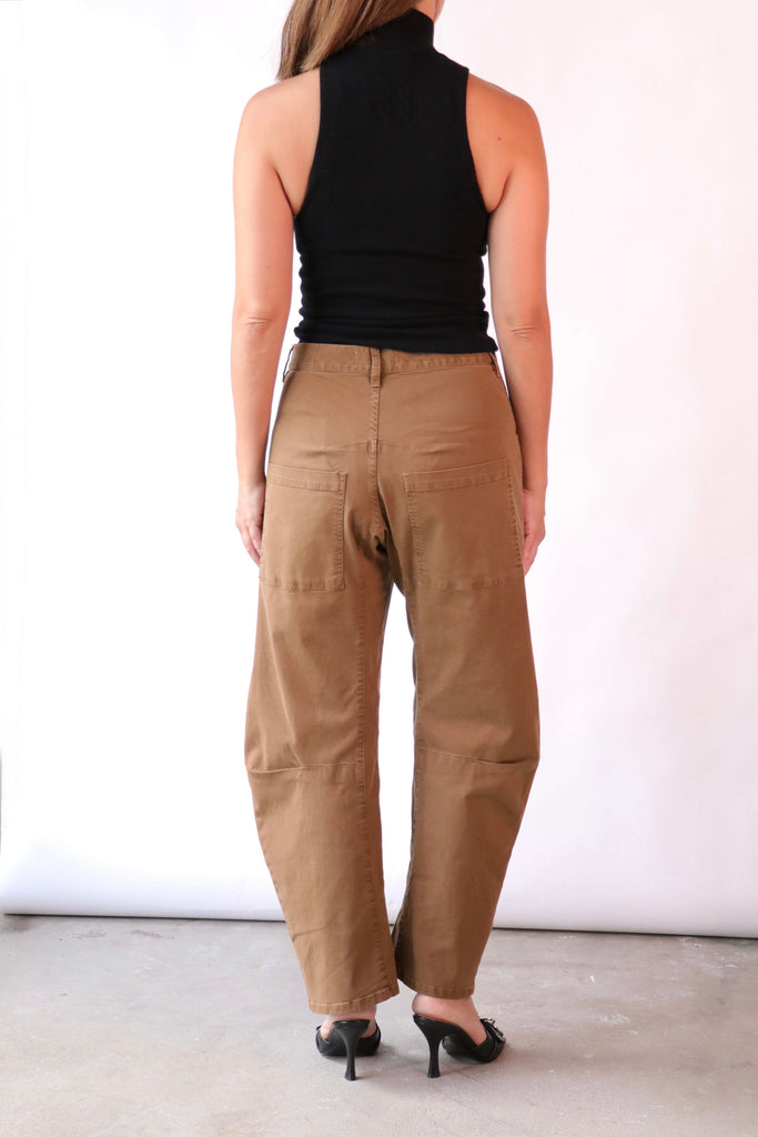 Nili Lotan Shon Pant in Coffee Bottoms Nili Lotan 