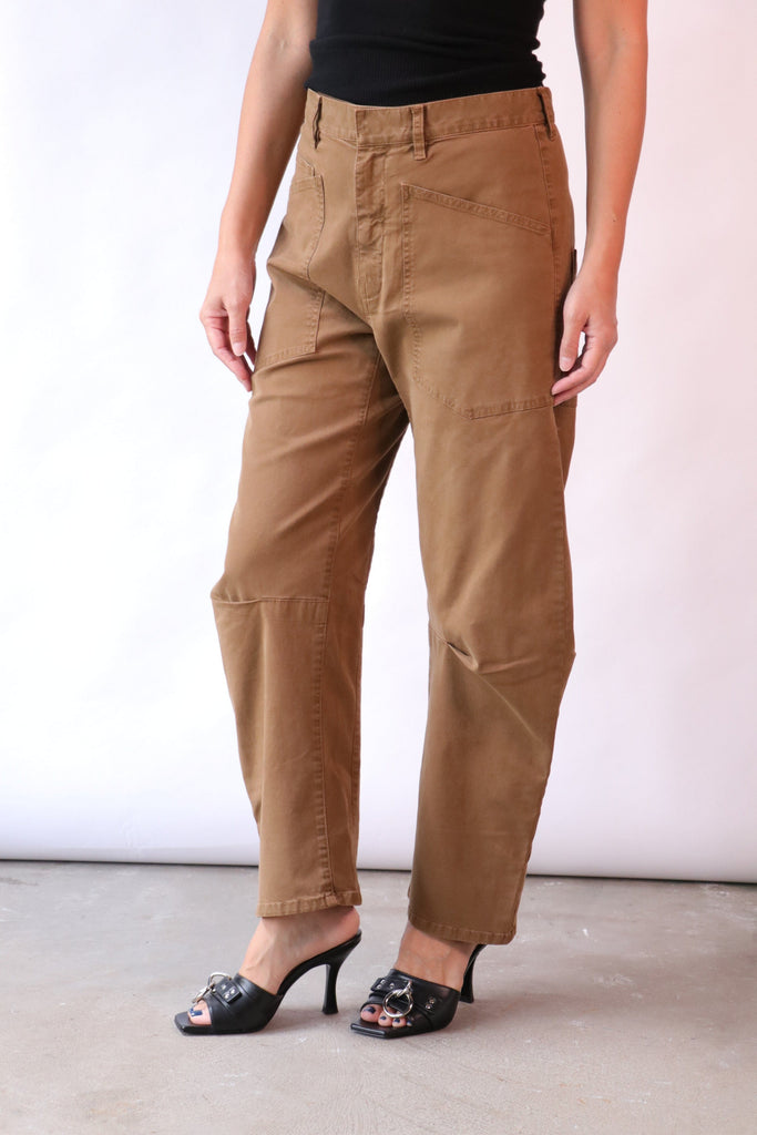 Nili Lotan Shon Pant in Coffee Bottoms Nili Lotan 