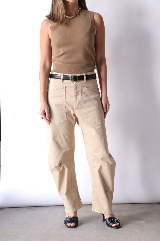 Nili Lotan Shon Pant in Sandstone Bottoms Nili Lotan 