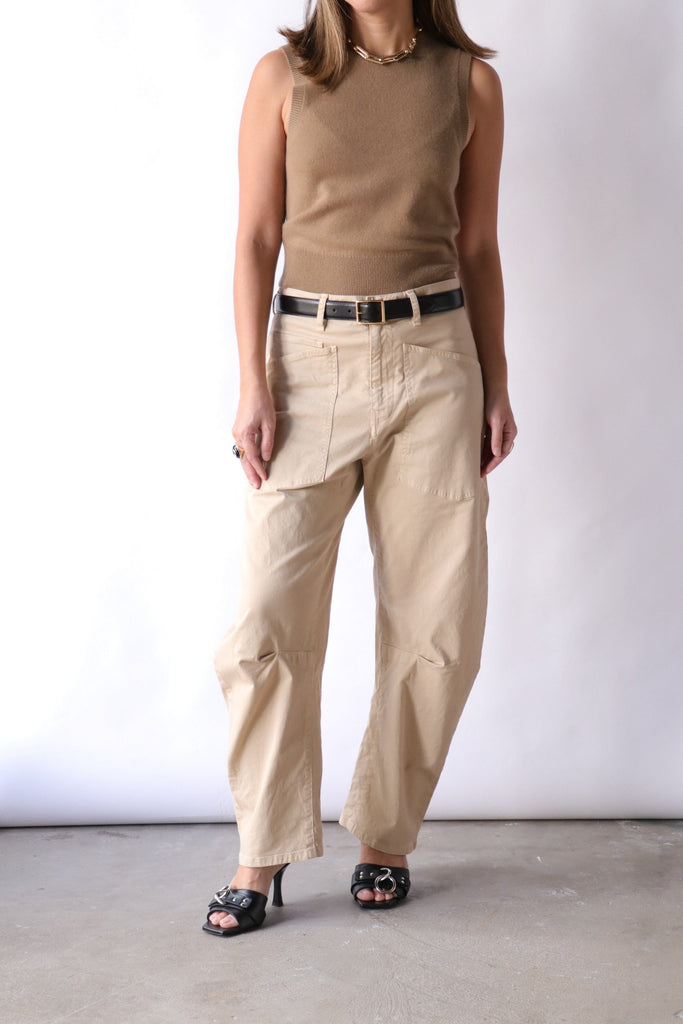 Nili Lotan Shon Pant in Sandstone Bottoms Nili Lotan 