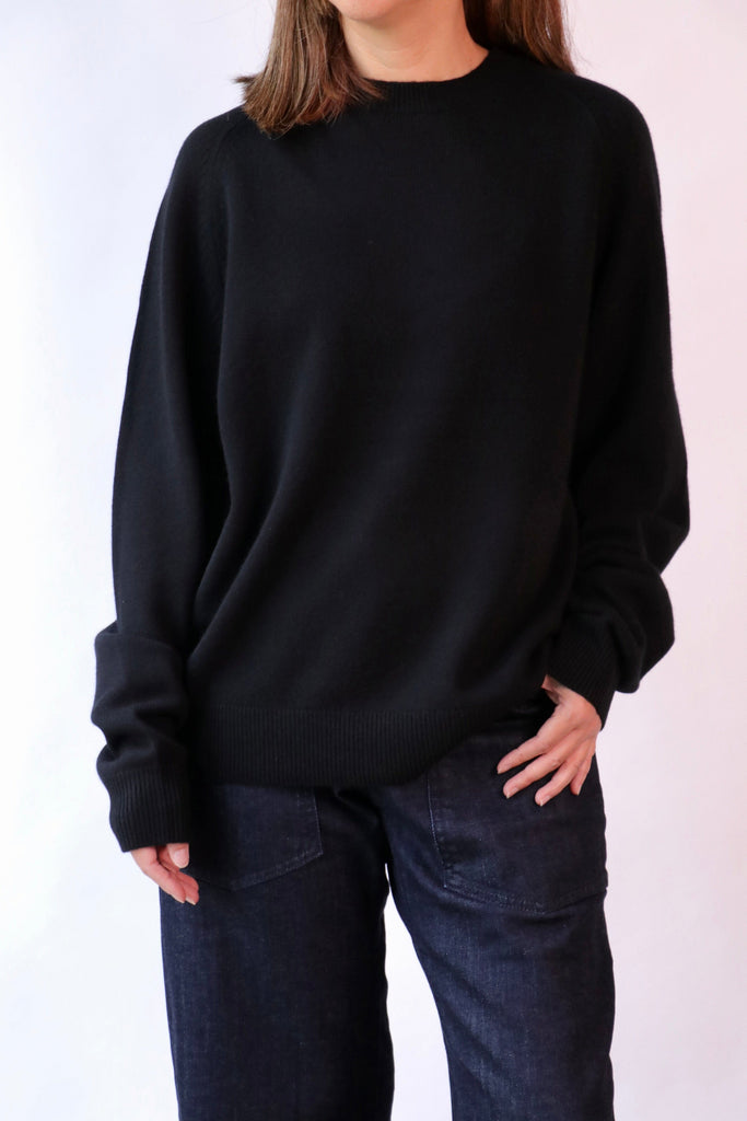 Nili Lotan Trisha Sweater in Black Knitwear Nili Lotan 