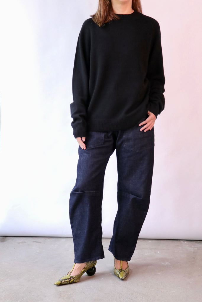 Nili Lotan Trisha Sweater in Black Knitwear Nili Lotan 