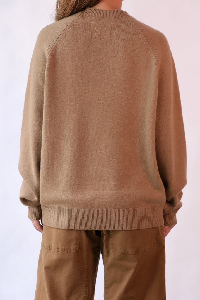 Nili Lotan Trisha Sweater in Tan Knitwear Nili Lotan 